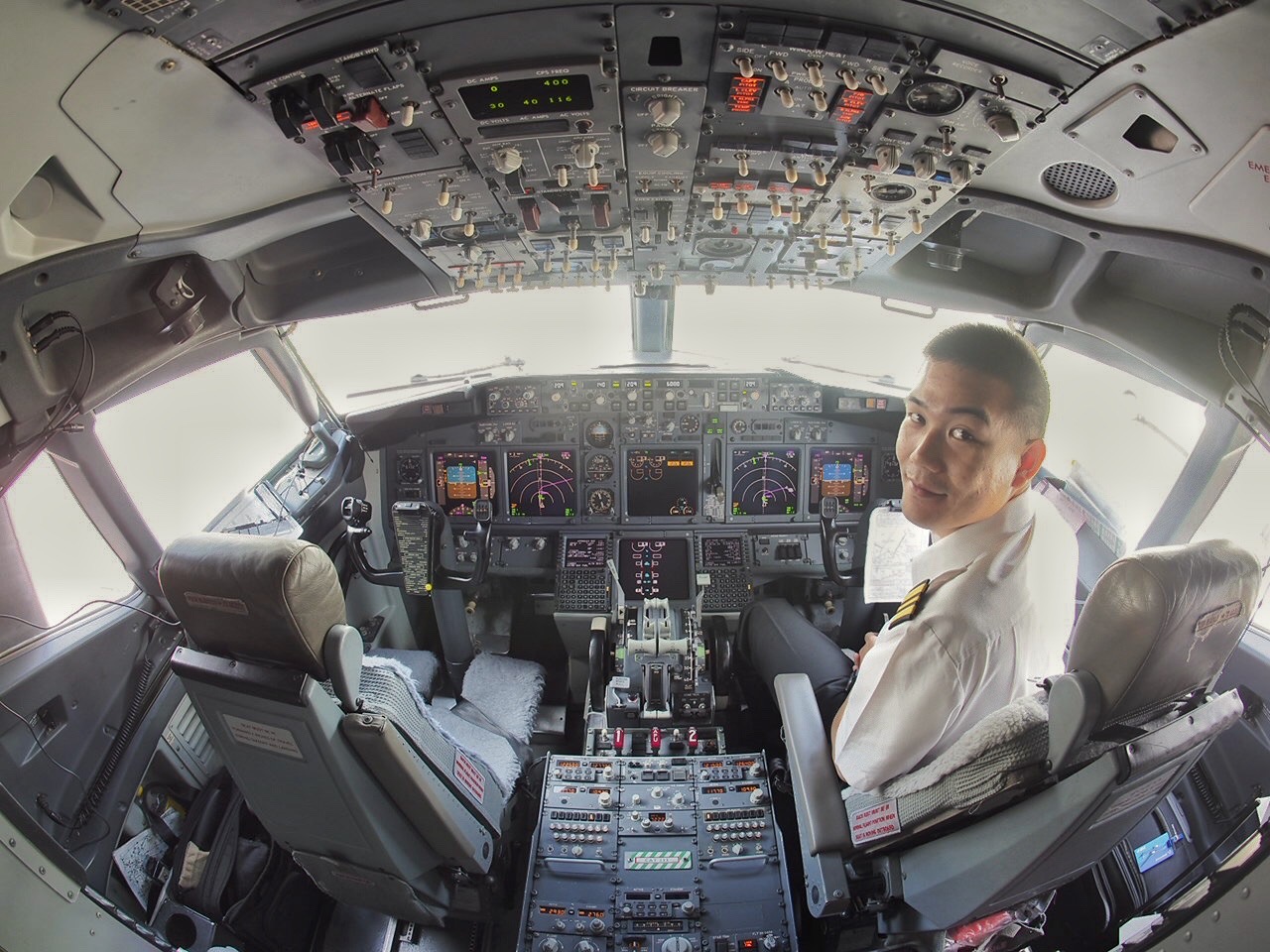 Preflight preparation of B737-800